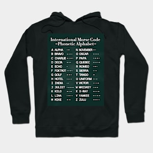 Morse Code Alphabet Hoodie